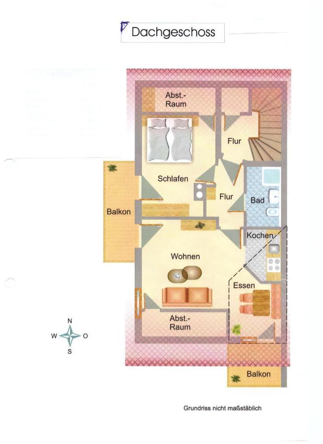 אוברסטדורף Ferienwohnung Freiberg מראה חיצוני תמונה